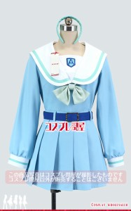 トロピカル〜ジュ！プリキュア ローラ 冬制服 カチューシャ・刺繍ワッペン付き コスプレ衣装 [D4690-4]