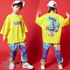 キッズダンス衣装 男の子 女の子 セットアップ 発表会 hiphop 演出服 おしゃれ 110-180cm