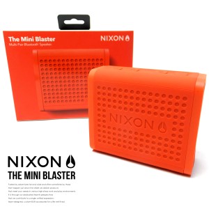 ニクソン (NIXON) Bluetooth対応ワイヤレスポータブルスピーカー ハンズフリー通話用マイク搭載 THE MINI BLASTER