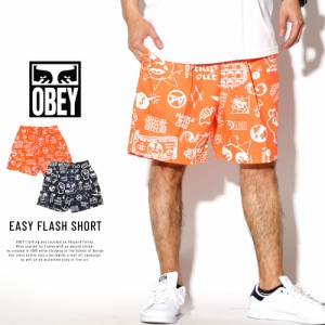 オベイ (OBEY) ハーフパンツ メンズ 総柄 OBEY EASY FLASH SHORT 172120047