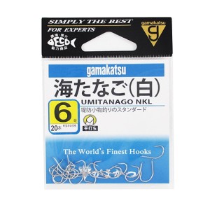 がまかつ 海たなご 6号 白 ネコポス(メール便)対象商品