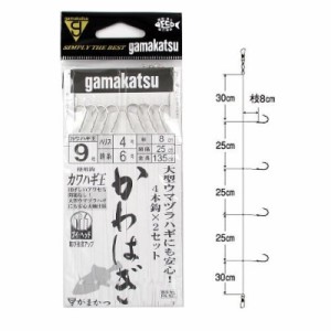 がまかつ 船かわはぎ 4本仕掛 FK-107 針9号-ハリス4号 ネコポス(メール便)対象商品