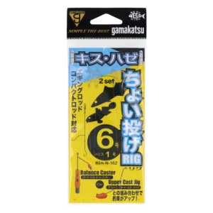 がまかつ ちょい投げリグ キス・ハゼ 針6号-ハリス1号 [42659] ネコポス(メール便)対象商品