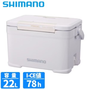 シマノ(SHIMANO) フィクセル ウルトラ プレミアム 22L ホワイト NF-022V クーラーボックス