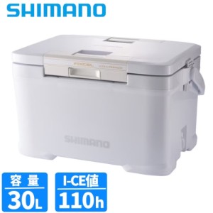 シマノ(SHIMANO) フィクセル ウルトラ プレミアム 30L ホワイト NF-030V クーラーボックス