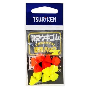 釣研(Tsuriken) 潮受ウキゴム 徳用パック L ミックス ネコポス(メール便)対象商品