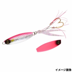 ジャックアイ豆クネクネ 7g 2.リアル魚鱗ピンクイワシ/蛍光ピンク ネコポス(メール便)対象商品