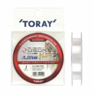 東レ(TORAY) ソルトライン REALMETHOD アジングフロロ 100m 1lb ナチュラル ネコポス(メール便)対象商品