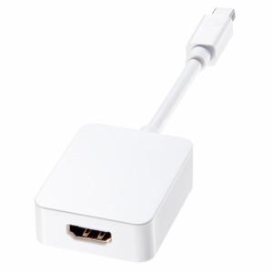 Mini DisplayPort - HDMI 変換アダプタ 4K（30Hz） 対応 [AD-MDPHD008]