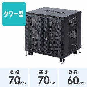 マルチ収納ラック 鍵付き メッシュパネル H700mm[CP-SVCMULT1]