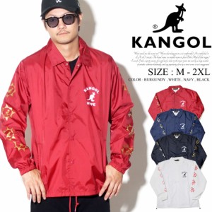 KANGOL カンゴール コーチジャケット メンズ カンガルー ロゴ プリント トリート系 ヒップホップ ファッション 服