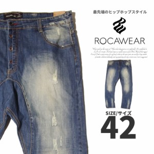 ROCA WEAR ロカウェア デニムパンツ メンズ ジーンズ b系 ストリート系 ヒップホップ ファッション