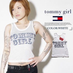 Ladies bガール TOMMYGIRL トミーガール タンクトップ レディース セレブ HIPHOP カジュアル デザイン パジャマ ストリート系 スト系