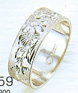 Pt900平打6mm菊プラチナマリッジリング結婚指輪TRK359【送料無料】【品質保証】【父の日】