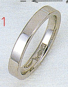 Pt900平打3mm巾×1.8mm厚プラチナマリッジリング結婚指輪TRK421【送料無料】【品質保証】【父の日】