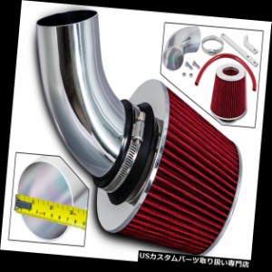 エアインテーク インナーダクト 03-06クライスラーPTクルーザー2.4Lターボ用ショートラムエアインテークキット+ RED