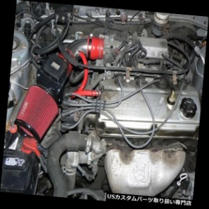 エアインテーク インナーダクト Ramエアインテークキット+ 94-98三菱ギャラン2.4L L4 SOHC用REDフィルター