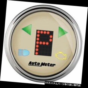 タコメーター オートメーター1860アンティークベージュデジタルPRNDLゲージ  Auto Meter 1860 Antiq