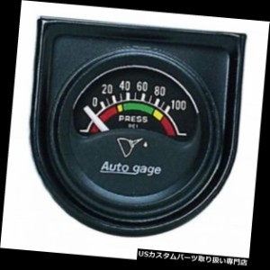 タコメーター オートメーター2354 1-1 / 2 "オートゲージ電気油圧ゲージ、0-100PSI、空芯  Auto Met