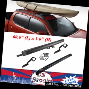 【送料無料】THULE スーリー トヨタ タコマ ダブルキャブ '16～ 7105 7114B 5107 ウイングバーEVO ブラック ルーフキャリア キャリアベース