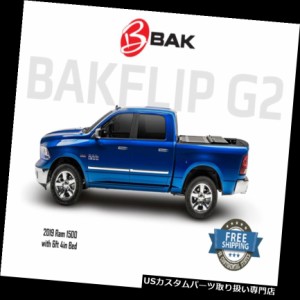 トノーカバー/トノカバー Bakflip G2 3つ折りトノカバー2019ダッジラム1500 6フィート4インチベッド（ラムな