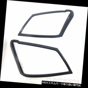 ヘッドライトカバー いすゞMU-X MU X 4ドアSUV用カーボンヘッドライトランプカバートリム  CARBON FRONT