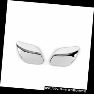 ヘッドライトカバー *ポルシェカイエン957用クロムヘッドライトウォッシャーカバートリム  * Chrome Head Lig