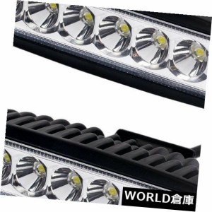 2PCS 1550LM 18W 6x 3W LEDバーカーハントヤード防水LEDワークライトフラッドライト 