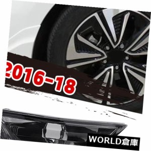 2016-2018年ホンダシビックW / LED電球用フロントサイドマーカーシグナルライトスモークレンズ 