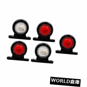 5 X 12 V 24 VミニサイドマーカーラバーLEDライトトレーラートラックローリーキャンピングカーA01 