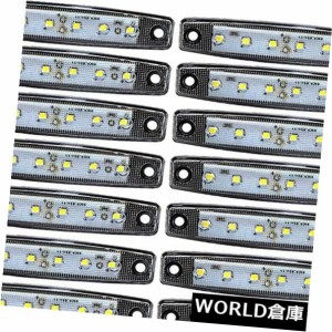 20 x 6 SMD LED 24VホワイトサイドマーカーライトトラックトレーラートラックA11w 