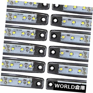 15 x 6 SMD LED 24VホワイトサイドマーカーライトトラックトレーラートラックA11w 