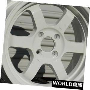 ホイール 4本セット 15x9 Rota Grid V 4x100 0ホワイトホイールリムセット（4）  15x9 Rota Grid V 