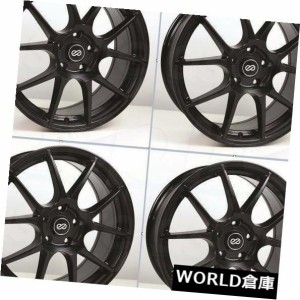 ホイール 4本セット 17x7.5 Enkei YS5 5x114.3 40ブラックペイントホイールリムセット（4）  17x7.5 Enk