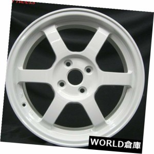 ホイール 4本セット 15x6.5 Rota Grid 4x100 38ホワイトホイールリムセット（4）  15x6.5 Rota Grid