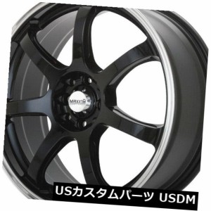 ホイール 4本セット 15x6.5 Maxxim Knight 5x100 / 114.3 +38グロスブラックホイール（4個セット）  1