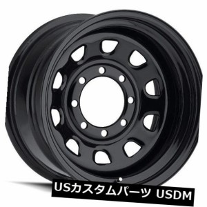 ホイール 4本セット 15X8 Vision 84 Vision 5x120.65 ET-19ブラックホイール（4個セット）  15X8 V