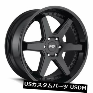 ホイール 4本セット 18x8.5 NICHE ALTAIR M192 5x4.5 +35グロスマットブラックホイール（4個セット）  18