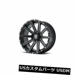 ホイール 4本セット 16x8 XDシリーズBY KMCホイールハイスト6x114.3 ET10ブラックミルドホイール（4個セット）  16