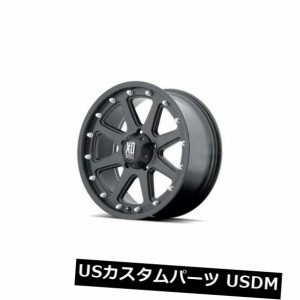 ホイール 4本セット 17x9 XDシリーズby KMCホイールアディクト6x114.3 ET18マットブラックホイール（4個セット）  1