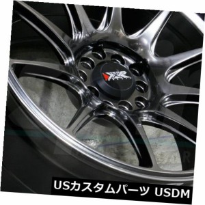 ホイール 4本セット 17x7.5クロムブラックホイールXXR 527 4x98 / 4x108 40（4個セット）  17x7.5 Chr