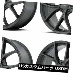 ホイール 4本セット 4-新しい20 "KMC KM694ウィッシュボーンホイール20x8.5 5x114.3 / 5x4.5 38サテンブ