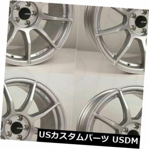 ホイール 4本セット 4-新しい17 "Enkei TS9ホイール17x9 5x114.3 35シルバーペイントリム  4-New 17" 