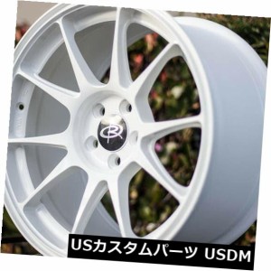 ホイール 4本セット 4-新しい17 "Rota Titanホイール17x9 5x100 42ホワイトリム  4-New 17" Rota 