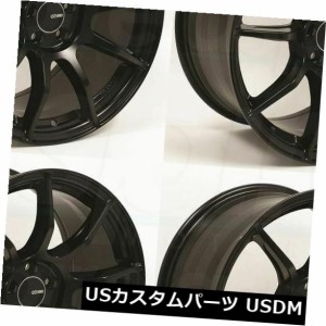 ホイール 4本セット 4-新しい17 "Enkei TS9ホイール17x9 5x114.3 45ブラックペイントリム  4-New 17" 