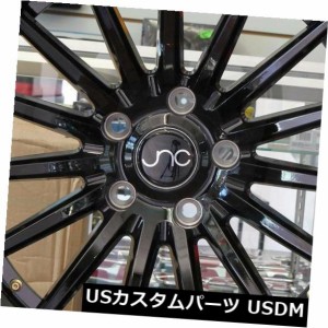 ホイール 4本セット 4-新しい19インチJNC 042 JNC042ホイール19x8.5 5x114.3 35グロスブラック。リム  4-