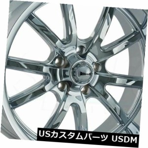 ホイール 4本セット 4-新しい15インチRidler 650ホイール15x7 / 15x8 5x114.3 0/0クロームスタッガードリム