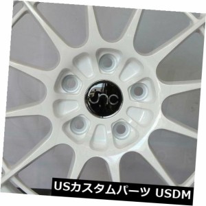 ホイール 4本セット 4-新しい19インチJNC 033 JNC033ホイール19x11 5x120 25ホワイトリム  4-New 19"