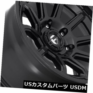 ホイール 4本セット 4-新しい17 "燃料トルクD689ホイール17x9 6x5.5 / 6x139.7 1マットブラックリム  4-Ne