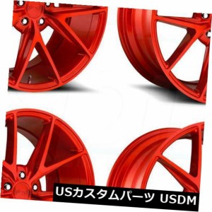 ホイール 4本セット 4-新しい18 "Niche Misano M186ホイール18x8 5x114.3 40レッドリム  4-New 1